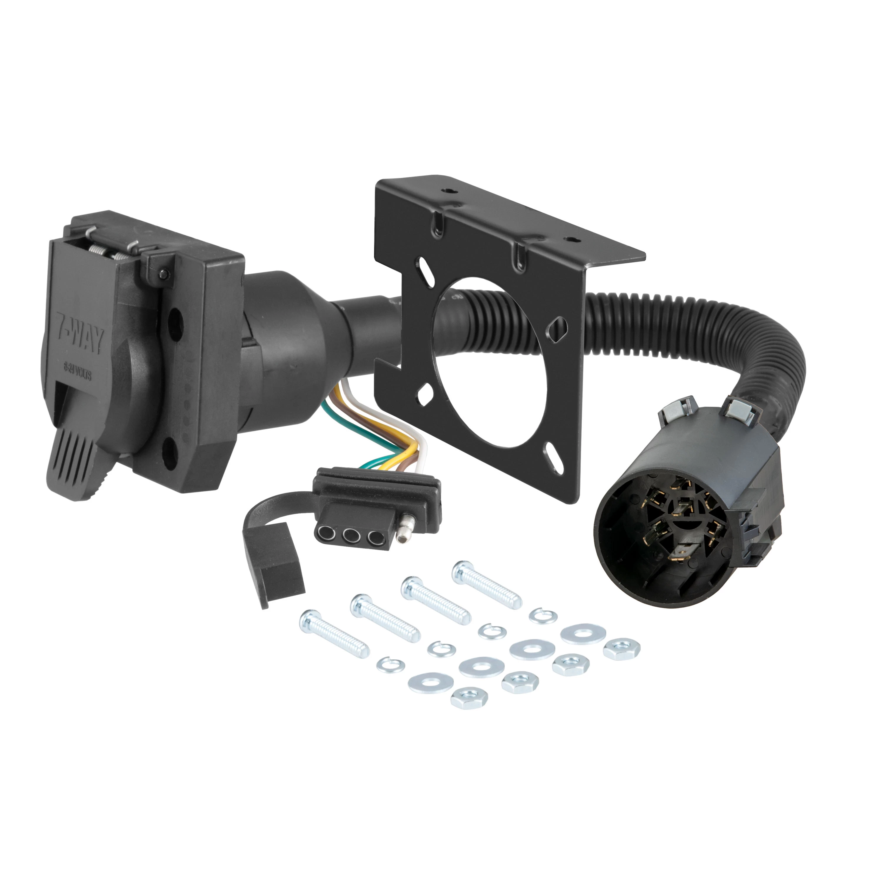 ポテ GraphpaperL/SOversizedRegularColla For Lincoln Navigator Trailer Wiring 7 Pin & Bracket w/ OE 7way