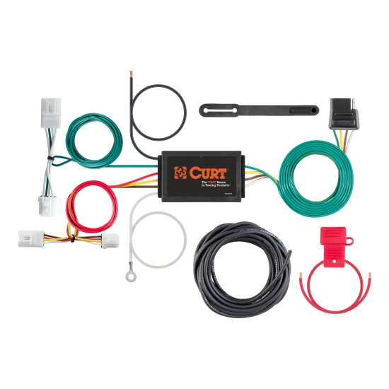 For 2014-2015 Nissan Rogue Select Trailer Hitch + Wiring 4 Pin Fits All Models Curt 13204 56033 2 inch Tow Receiver