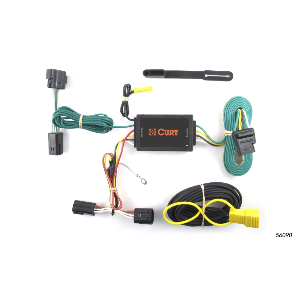 For 2010-2013 Ford Transit Connect Trailer Hitch + Wiring 4 Pin Fits All Models Curt 12076 56090 1-1/4 Tow Receiver