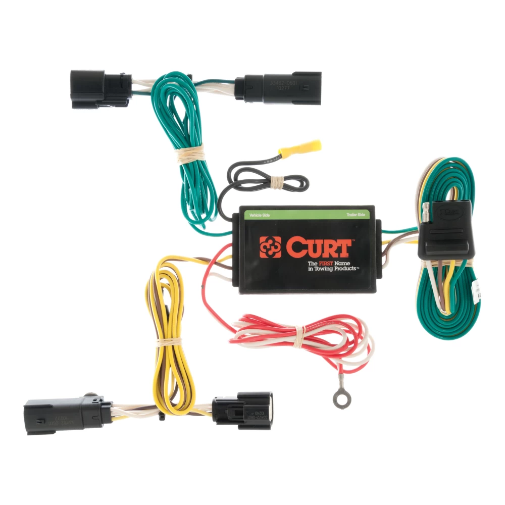 For 2011-2015 Lincoln MKX Trailer Wiring 7 Way Trailer Wiring Plug w/ Bracket Fits All Models Curt