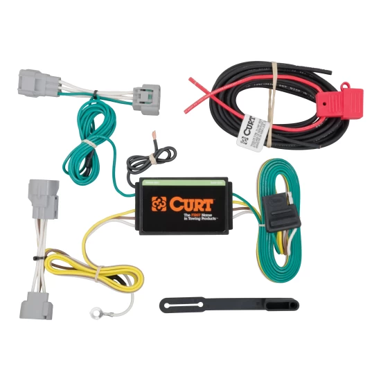 For 2014-2018 Jeep Cherokee Trailer Wiring 7 Way Trailer Wiring Plug w/ Bracket Fits All Models Curt