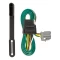 For 2010-2017 Chevy Equinox Trailer Wiring 7 Way Trailer Wiring Plug w/ Bracket Fits Models w/ Factory Tow Package Curt