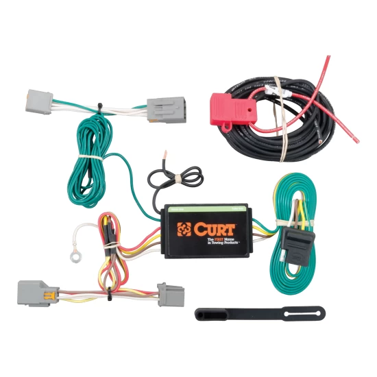 For 2014-2023 Ford Transit Connect Trailer Wiring 7 Way Trailer Wiring Plug w/ Bracket Fits All Models Curt