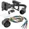 For 1995-2002 Dodge Ram 3500 Tow Package Camp n' Field Trailer Hitch + Brake Controller Curt Assure 51160 Proportional Up To 4 Axles + 7 Way Trailer Wiring Plug & 2-5/16" ball 4 inch drop Except roll pan bumper Curt 14001 2 inch Tow Receiver