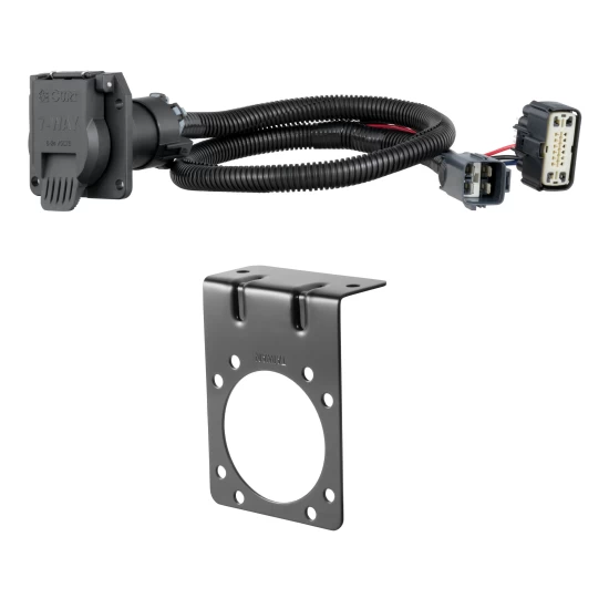 For 2020-2024 Cadillac XT6 Tow Package Camp n' Field Trailer Hitch + Brake Controller Curt Assure 51160 Proportional Up To 4 Axles + 7 Way Trailer Wiring Plug & 2-5/16" ball 4 inch drop Fits All Models Curt 13482 2 inch Tow Receiver