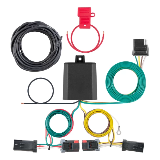 For 2011-2016 Jeep Compass Trailer Wiring 7 Way Trailer Wiring Plug w/ Bracket Fits All Models Curt