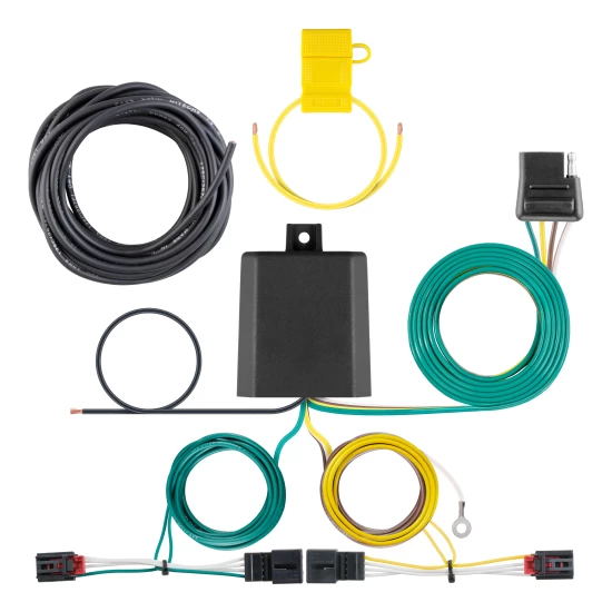 For 2015-2017 VW Golf R Trailer Wiring 4 Way Fits All Models Curt 56374