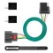 For 2018-2024 Chevy Equinox Trailer Hitch + Wiring 4 Pin Fits Models w/ factory 7-Way Except Diesel Curt 12201 56375 1-1/4 Tow Receiver