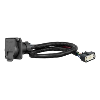 For 2024 Chevy Traverse Limited Trailer Wiring 7 Way Trailer Wiring Plug w/ Bracket Fits All Models Curt