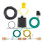 For 2018-2024 VW Tiguan Trailer Hitch + Wiring 4 Pin Fits All Models Curt 13381 56403 2 inch Tow Receiver