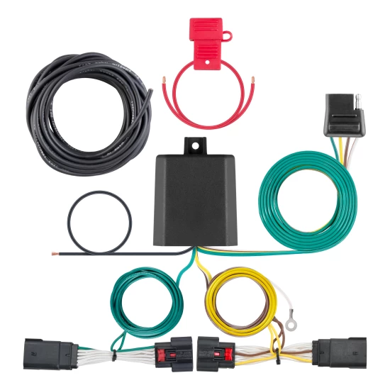 For 2020-2024 Jeep Wrangler JL Trailer Wiring 4 Way Fits All Models Curt 56407