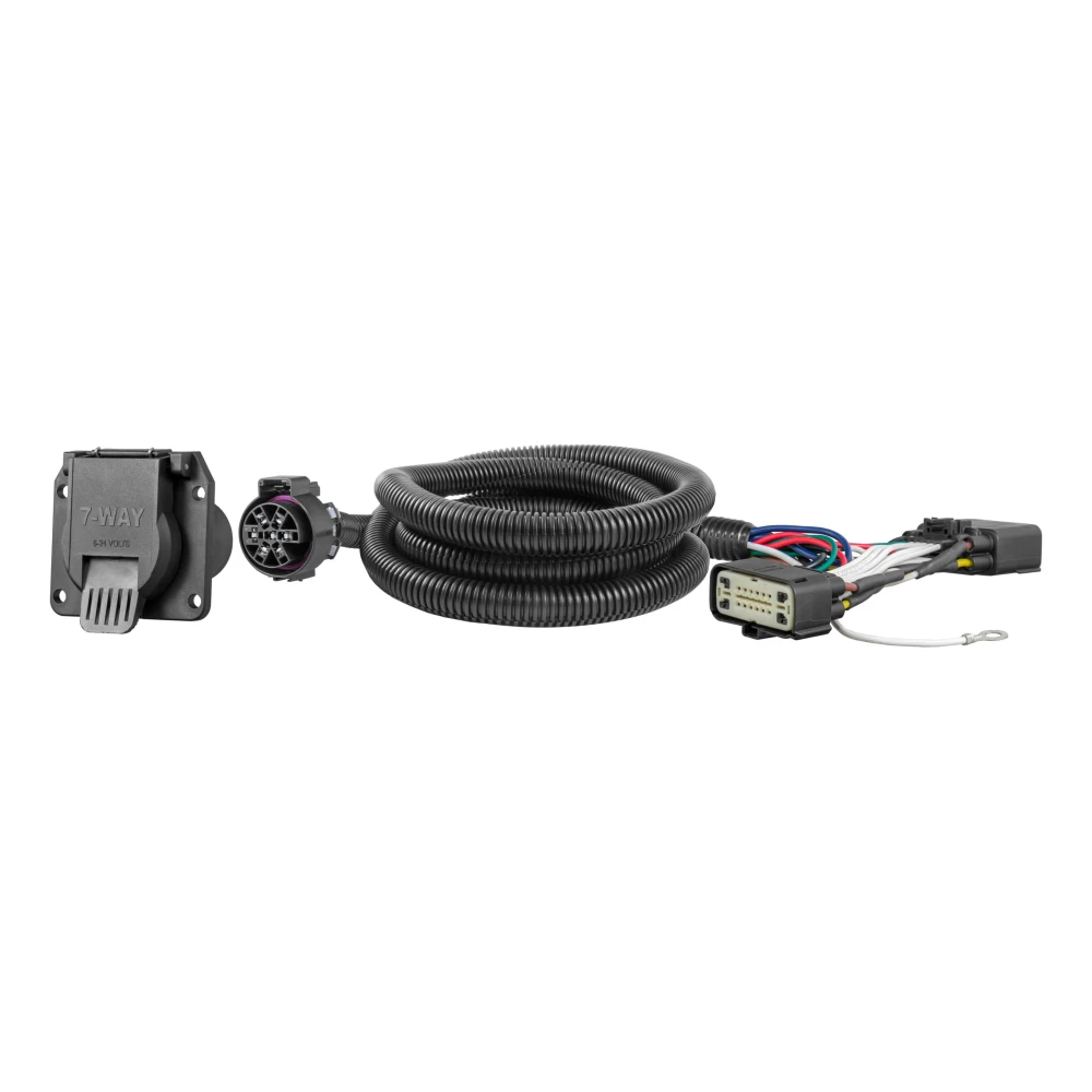 For 2015-2020 Ford F150 Trailer Wiring 7 Way Trailer Wiring Plug w/ Bracket Fits All Models Curt For 2015-2020 Ford F150 Trailer Wiring 7 Way Trailer Wiring Plug w/ Bracket Fits All Models Curt