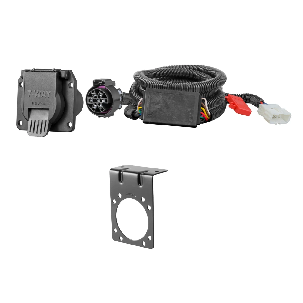For 2016-2022 Honda Pilot Tow Package Camp n' Field Trailer Hitch + Brake Controller Curt Assure 51160 Proportional Up To 4 Axles + 7 Way Trailer Wiring Plug & 2-5/16" ball 4 inch drop Fits All Models Curt 13146 2 inch Tow Receiver
