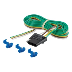 For 08-16 Ford F-250 350 450 550 Super Duty F-650 Trailer Wiring 4 Way Curt 58044