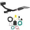 For 07-16 Volkswagen Eos All Models Trailer Hitch + Wiring 4 Pin Curt 11090 59236 1-1/4 Tow Receiver