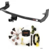 For 01-10 Chrysler PT Cruiser All Models Trailer Hitch + Wiring 4 Pin Curt 11132 55532 1-1/4 Tow Receiver