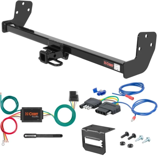 For 1998-2002 Chevy Prizm Trailer Hitch + Wiring 5 Pin Fits All Models Curt 11181 1-1/4 Tow Receiver