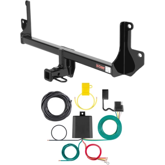 For 2011 BMW 1 Series M Trailer Hitch + Wiring 4 Pin Fits All Models Curt 11184 59236 1-1/4 Tow Receiver