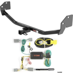 For 11-14 Ford Mustang All Models Trailer Hitch + Wiring 4 Pin Curt 11210 56088 1-1/4 Tow Receiver