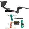 For 13-17 Hyundai Accent Hatchback Trailer Hitch + Wiring 4 Pin Curt 11250 56254 1-1/4 Tow Receiver