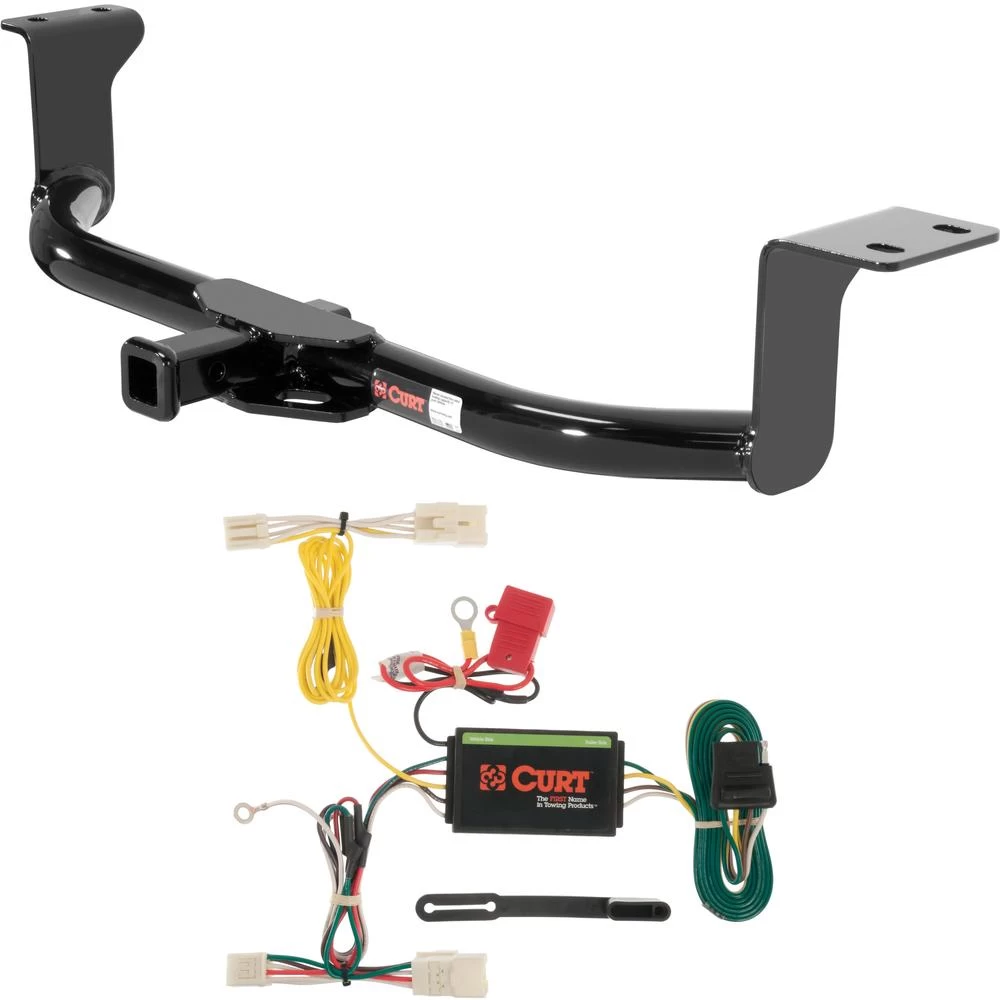 For 2012-2017 Toyota Prius V Trailer Hitch + Wiring 4 Pin Fits All Models Curt 11276 56156 1-1/4 Tow Receiver