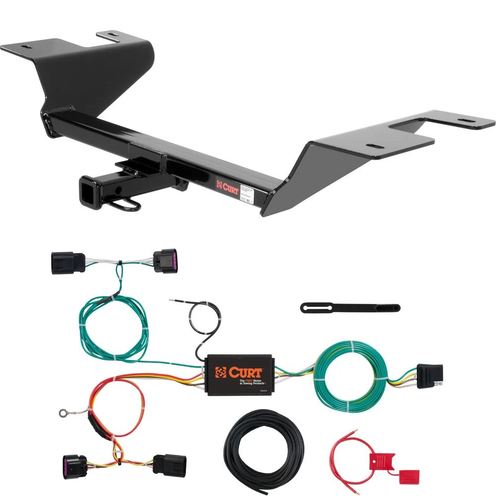 For 2012-2017 Buick Verano Trailer Hitch + Wiring 4 Pin Except Turbo & Dual Exhaust Curt 11282 56288 1-1/4 Tow Receiver