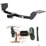 For 2000-2002 Toyota Echo Trailer Hitch + Wiring 4 Pin Except Canadian Models Curt 11289 55522 1-1/4 Tow Receiver