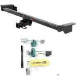 For 14-16 Ford Fiesta Sedan Trailer Hitch + Wiring 4 Pin Curt 11369 56047 1-1/4 Tow Receiver