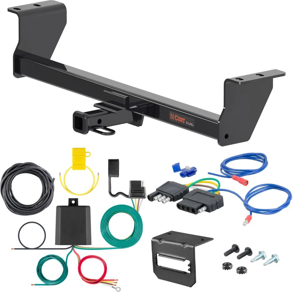 For 2014-2016 Scion tC Trailer Hitch + Wiring 5 Pin Fits All Models Curt 11375 1-1/4 Tow Receiver