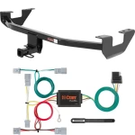 For 10-13 Mazda 3 Sedan w/o LED Taillights Trailer Hitch + Wiring 4 Pin Curt 11393 56011 1-1/4 Tow Receiver