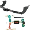 For 14-25 Mitsubishi Mirage All Models Trailer Hitch + Wiring 4 Pin Curt 11394 56223 1-1/4 Tow Receiver