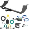 For 13-16 Chevrolet Sonic Hatchback - RS models Trailer Hitch + Wiring 5 Pin Curt 11398 1-1/4 Tow Receiver