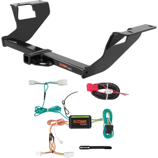 For 2012-2016 Subaru Impreza Trailer Hitch + Wiring 4 Pin Fits 4-Door Sedan Except WRX Curt 11408 56259 1-1/4 Tow Receiver