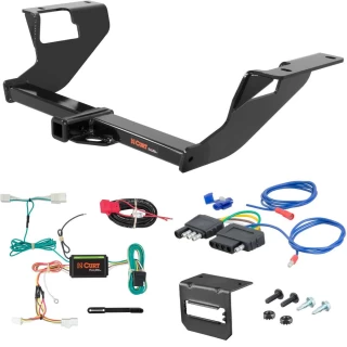 For 2015-2021 Subaru WRX Trailer Hitch + Wiring 5 Pin Fits All Models Curt 11408 1-1/4 Tow Receiver