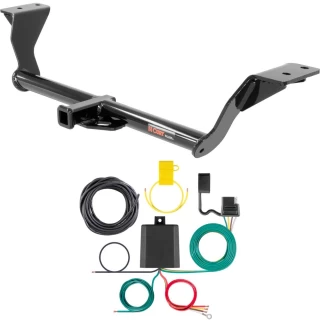 For 2021-2024 VW GTI Trailer Hitch + Wiring 4 Pin Fits All Models Curt 11412 59236 1-1/4 Tow Receiver