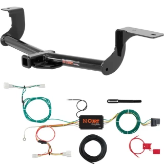 For 2016-2022 Honda HRV Trailer Hitch + Wiring 4 Pin Fits All Models Curt 11416 56284 1-1/4 Tow Receiver