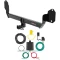 For 2014-2019 Mini Cooper Trailer Hitch + Wiring 4 Pin Fits Base Hatchback Except w/ Spare Tire Curt 11417 59236 1-1/4 Tow Receiver