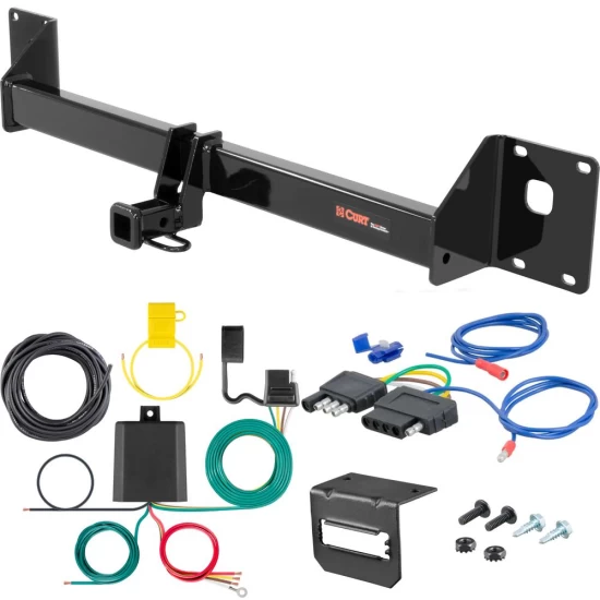 For 2015 VW Golf SportWagen Trailer Hitch + Wiring 5 Pin Fits All Models Curt 11422 1-1/4 Tow Receiver