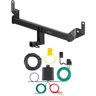 For 2017-2023 Chevy Bolt EV Trailer Hitch + Wiring 4 Pin Fits All Models Curt 11457 59236 1-1/4 Tow Receiver
