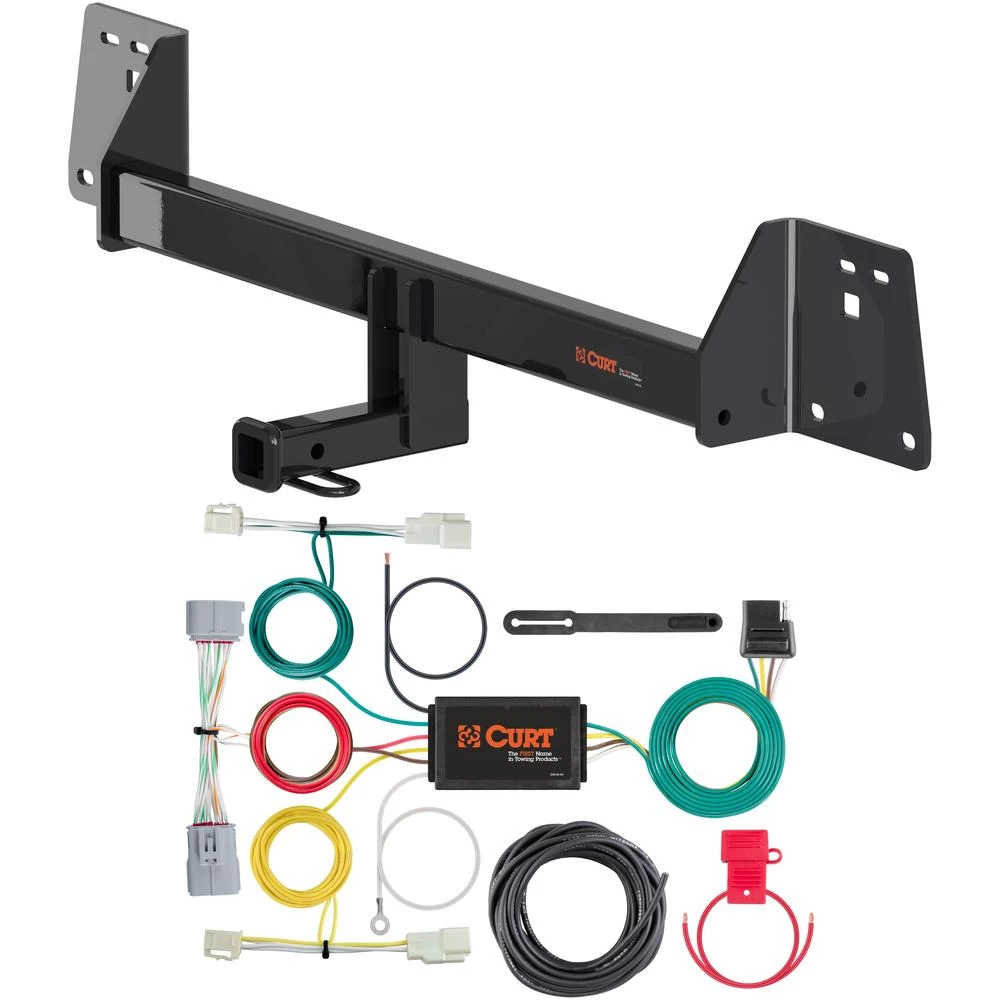 For 2019-2022 Toyota Prius Trailer Hitch + Wiring 4 Pin Fits All Models Curt 11473 56439 1-1/4 Tow Receiver