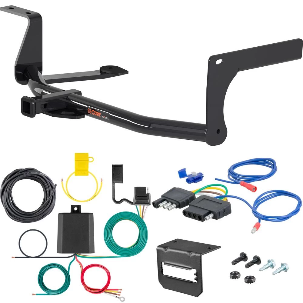 For 2005-2018 VW Jetta Trailer Hitch + Wiring 5 Pin Fits Sedan Except Diesel Curt 11474 1-1/4 Tow Receiver
