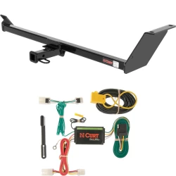 For 2016-2017 Mitsubishi Lancer Trailer Hitch + Wiring 4 Pin Fits Sedan - Except Evolution & Dual Exhaust models Curt 11479 56127 1-1/4 Tow Receiver