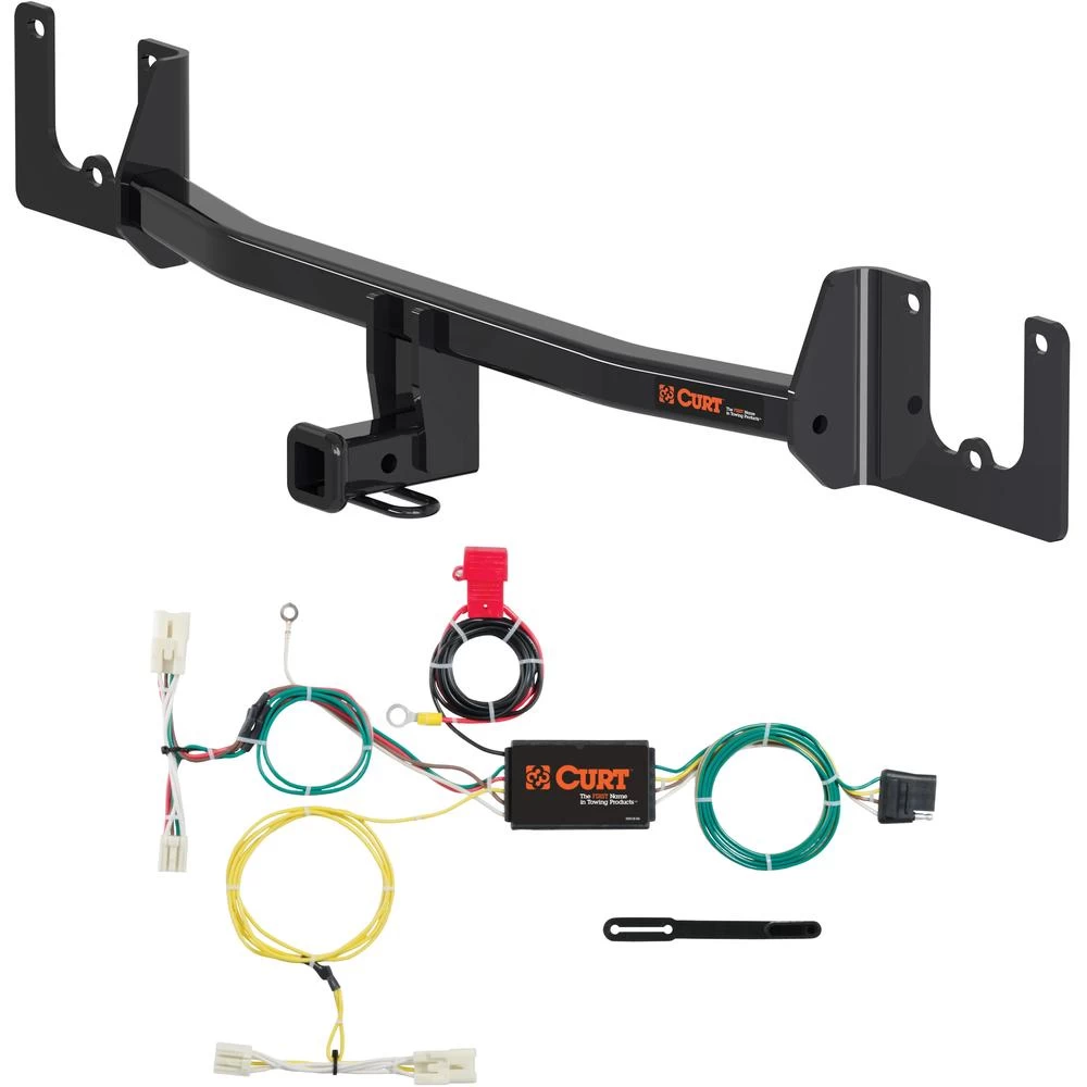For 2012-2017 Toyota Prius C Trailer Hitch + Wiring 4 Pin Fits All Models Curt 11484 56275 1-1/4 Tow Receiver