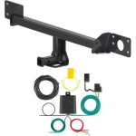 For 15-20 Mercedes C300 Sedan Trailer Hitch + Wiring 4 Pin Curt 11485 59236 1-1/4 Tow Receiver