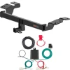 For 18-24 Toyota Camry All Models Trailer Hitch + Wiring 4 Pin Curt 11576 56493 1-1/4 Tow Receiver