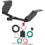 For 2020-2024 Toyota Corolla Trailer Hitch + Wiring 4 Pin Fits Sedan Except AWD Curt 11596 56454 1-1/4 Tow Receiver