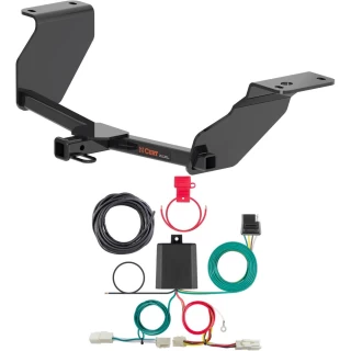 For 2020-2024 Toyota Corolla Trailer Hitch + Wiring 4 Pin Fits Sedan Except AWD Curt 11596 56454 1-1/4 Tow Receiver