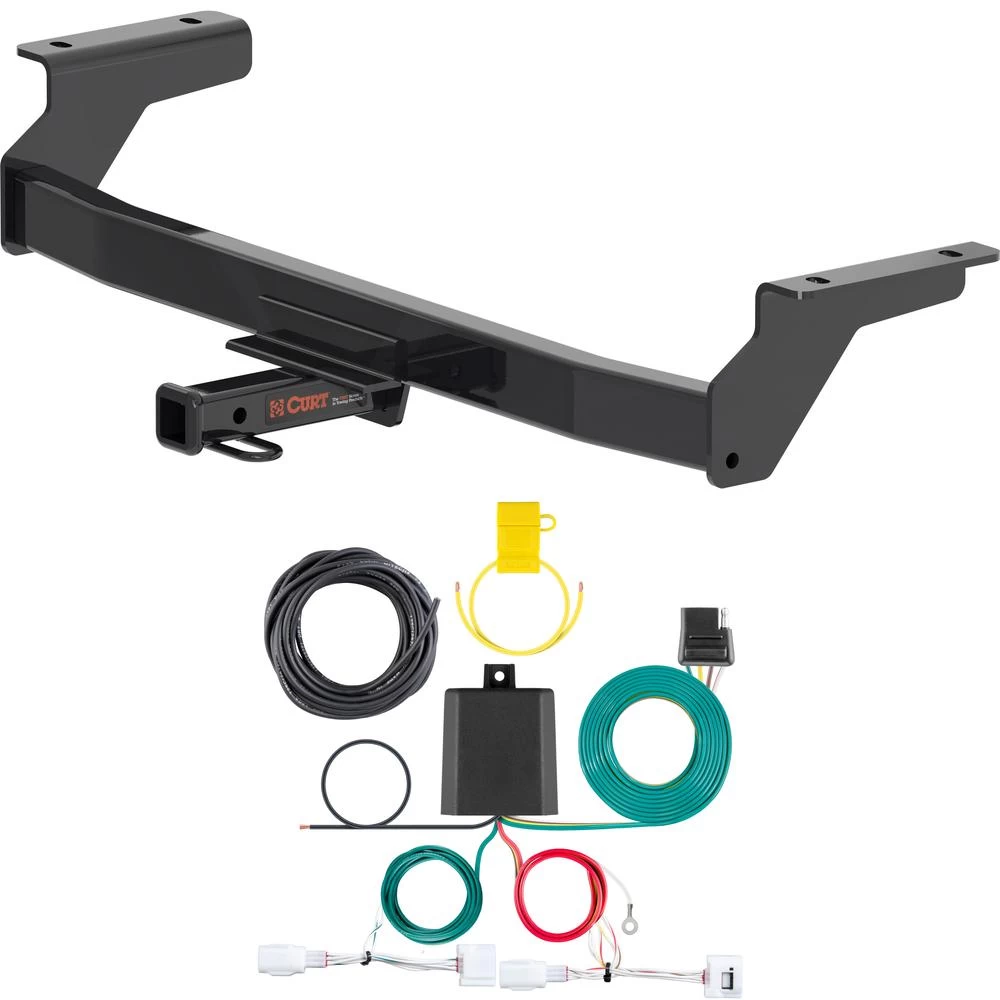 For 2020-2024 Mazda CX-30 Trailer Hitch + Wiring 4 Pin Fits All Models Curt 11599 56450 1-1/4 Tow Receiver