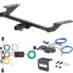 For 2020-2024 Kia Forte Trailer Hitch + Wiring 5 Pin Except GT Curt 11620 1-1/4 Tow Receiver