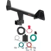 For 22-27 Toyota Corolla Cross w/o LED Taillights Trailer Hitch + Wiring 4 Pin Curt 11637 56479 2 inch Tow Receiver